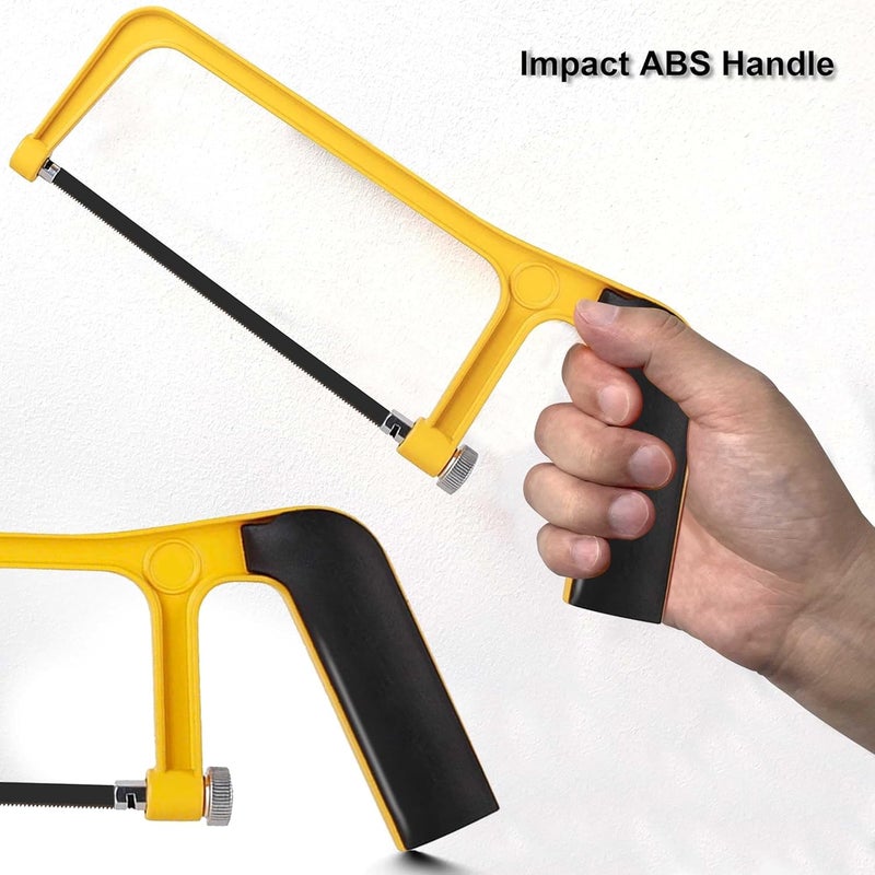 Hanpex 6inch Mini Hacksaw Frame - 150mm Extra Fine Cut Junior Hack Saw with Bi-Metal Blade for Metal and Wood - Image 5